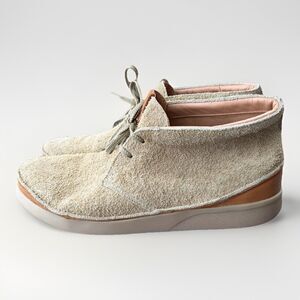 Clarks Oakland Rise Men’s Tan Suede Shoes Chukka Size 11.5